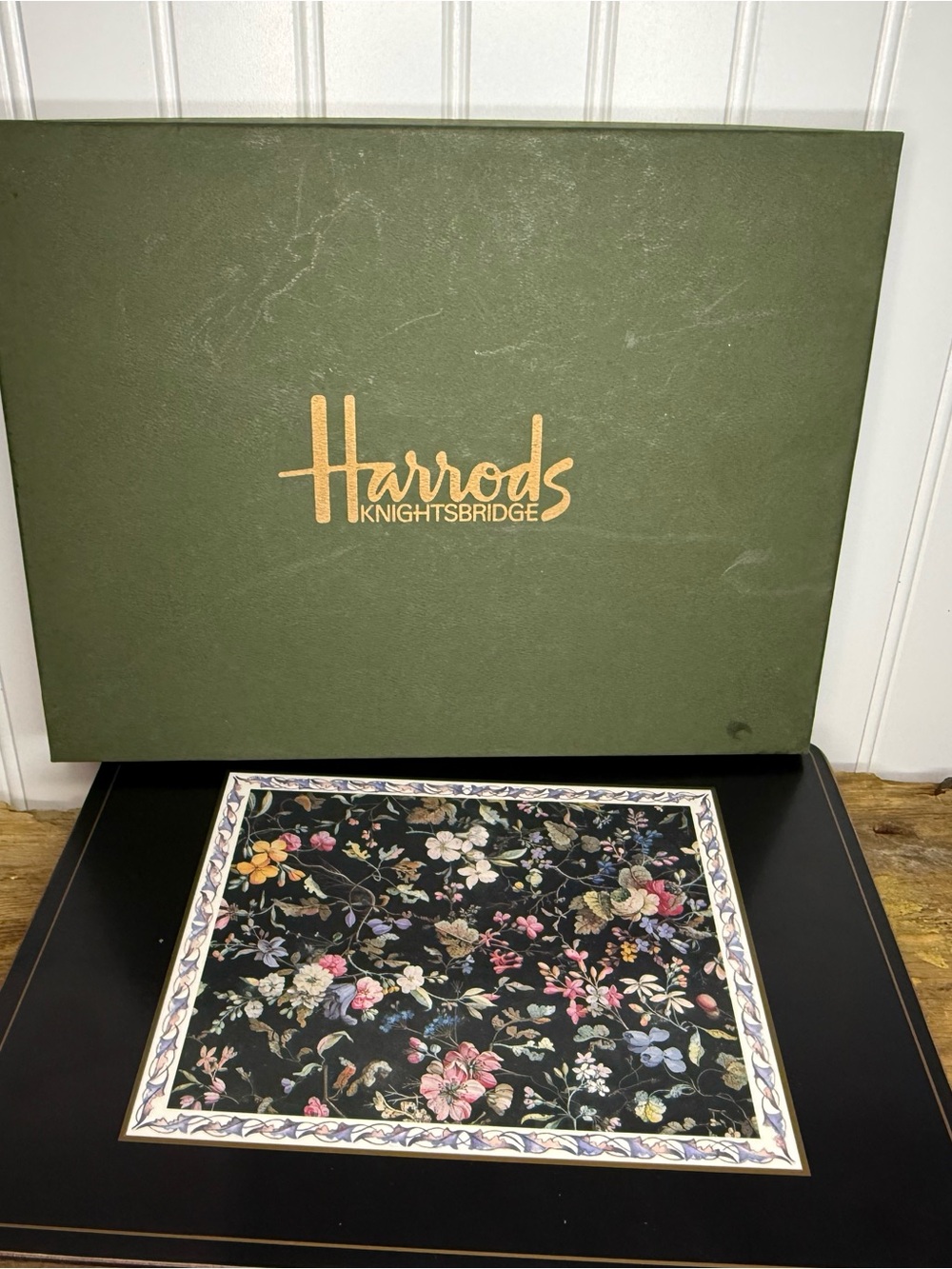 Pimpernel Vintage /Traditional  Cork Placemats Set Of 6 Harrods Original Box